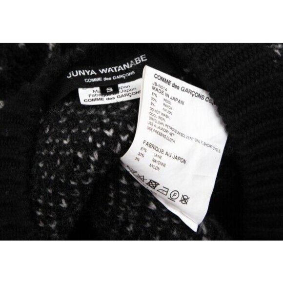 JUNYA WATANABE COMME des GARCONS Jacquard Knit Sweater Size S - Picture 12 of 14